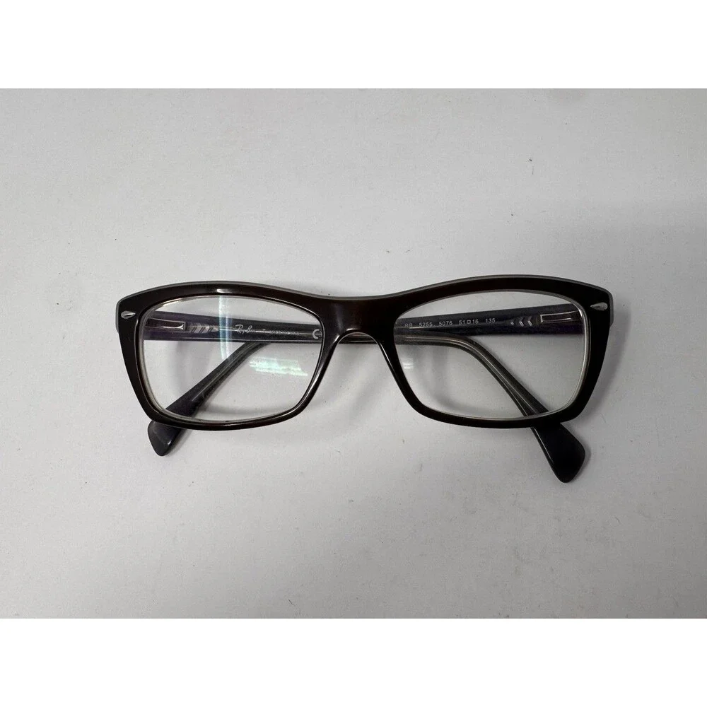 Ray-Ban RB5255 Eyeglass Frames Only 51-16-135 Brown Gray 5076
